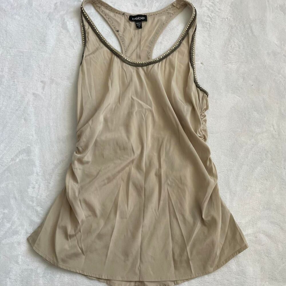 bebe y2k tank top size small